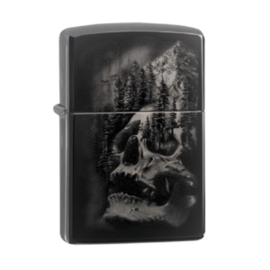 Zippo Skull Mountain Design