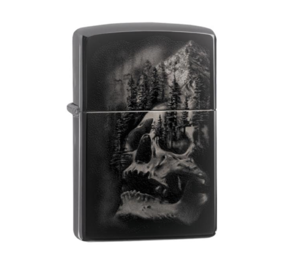 Zippo Skull Mountain Design